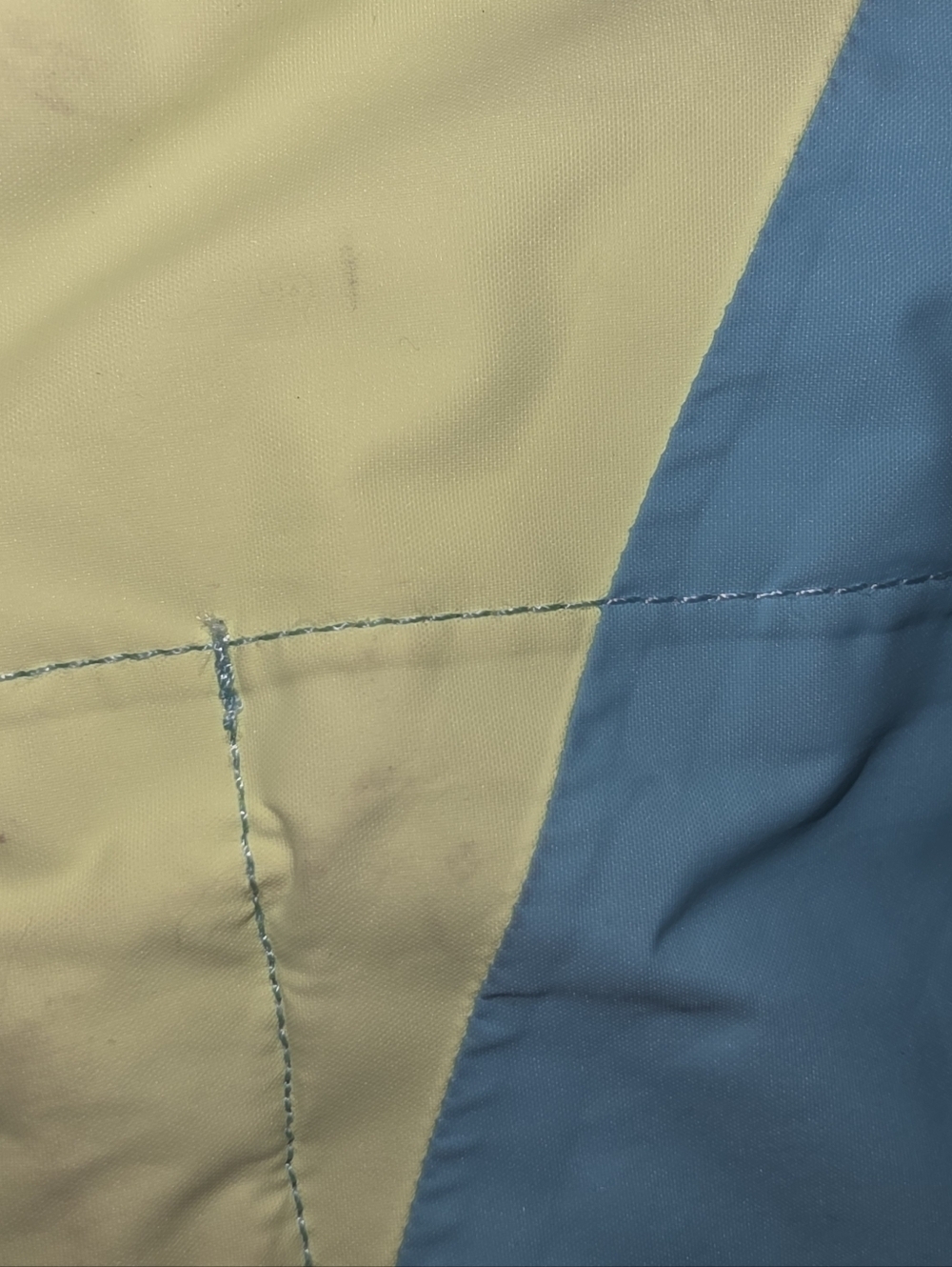 The North Face White, Aqua & Neon Yellow Colorblock Shell Jacket - Picture 15 of 16
